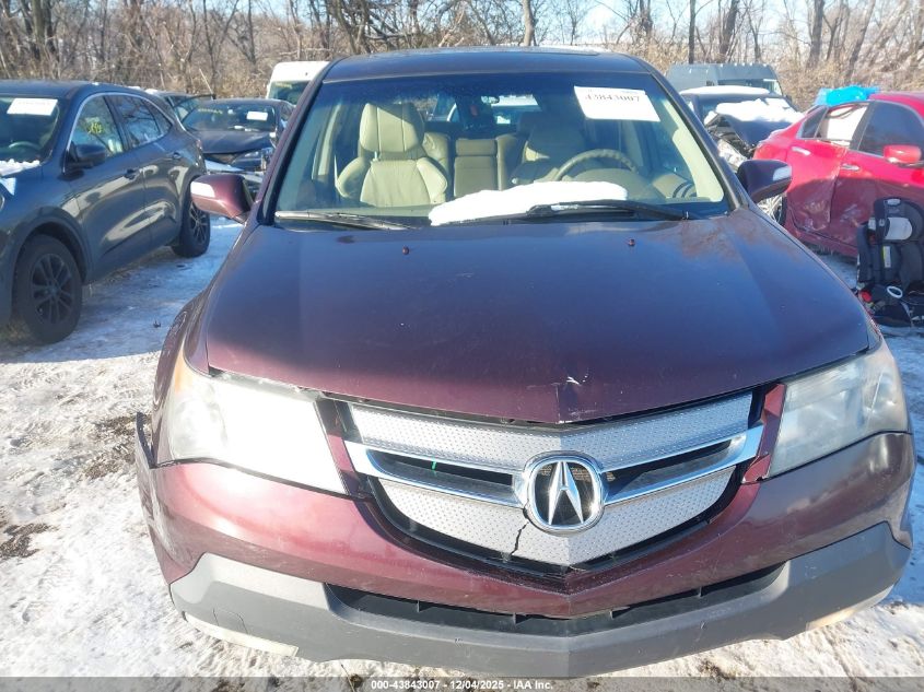 2009 Acura Mdx VIN: 2HNYD28299H507698 Lot: 43843007