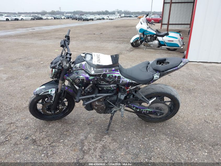 2015 Yamaha Fz07 C VIN: JYARM06Y6FA001676 Lot: 43843032