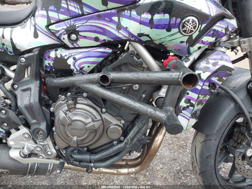 2015 Yamaha Fz07 C VIN: JYARM06Y6FA001676 Lot: 43843032