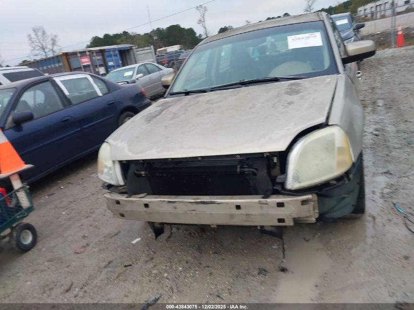 2005 Mercury Montego Premier VIN: 1MEFM42125G602116 Lot: 43843075