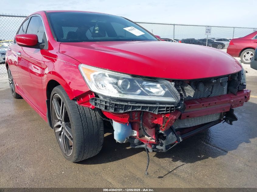 2017 Honda Accord Sport Se VIN: 1HGCR2F15HA156380 Lot: 43843101
