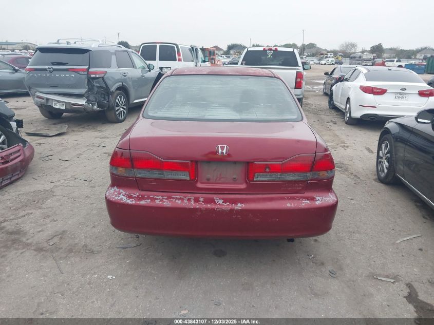 2002 Honda Accord 2.3 Ex/2.3 Se VIN: 1HGCG66812A040823 Lot: 43843107