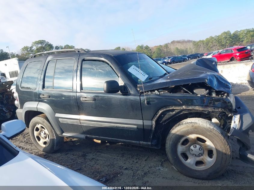 2006 Jeep Liberty Sport VIN: 1J4GL48K86W197342 Lot: 43843116