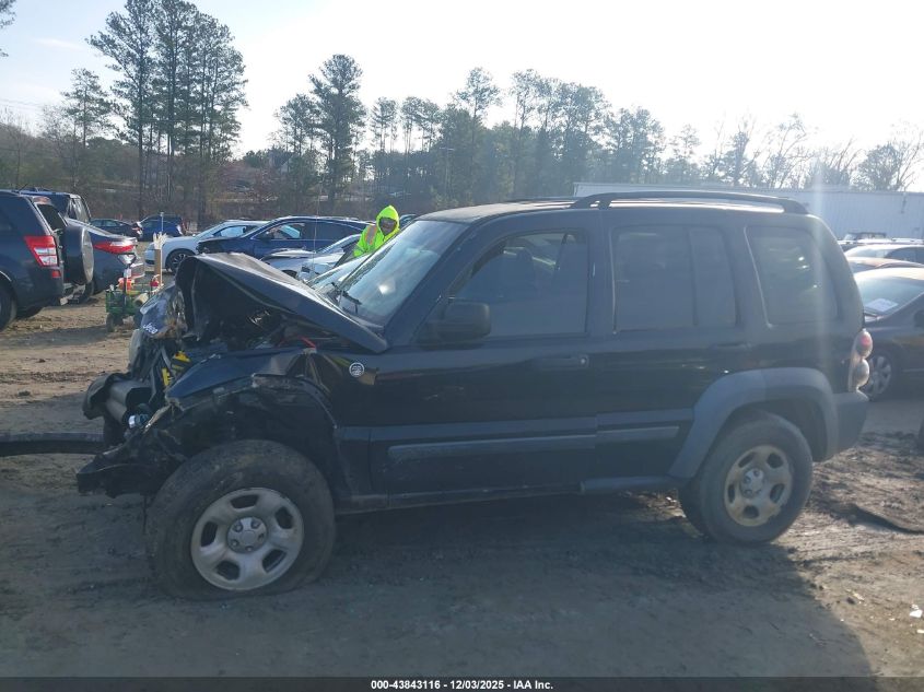 2006 Jeep Liberty Sport VIN: 1J4GL48K86W197342 Lot: 43843116