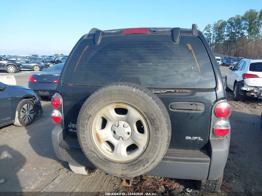 2006 Jeep Liberty Sport VIN: 1J4GL48K86W197342 Lot: 43843116