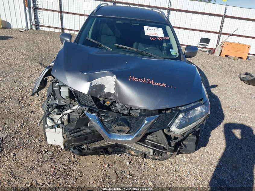 2016 Nissan Rogue S VIN: KNMAT2MT4GP722097 Lot: 43843137