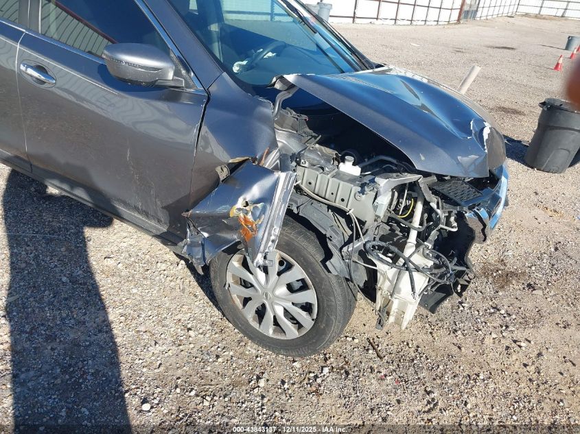 2016 Nissan Rogue S VIN: KNMAT2MT4GP722097 Lot: 43843137