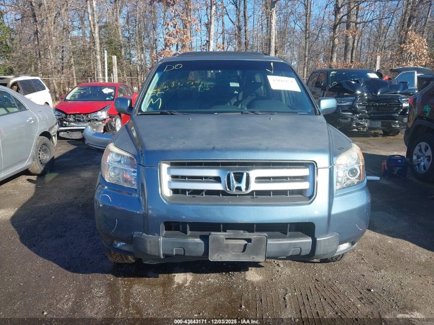 2007 Honda Pilot Ex-L VIN: 2HKYF18537H525090 Lot: 43843171