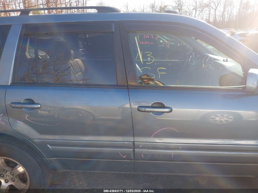 2007 Honda Pilot Ex-L VIN: 2HKYF18537H525090 Lot: 43843171