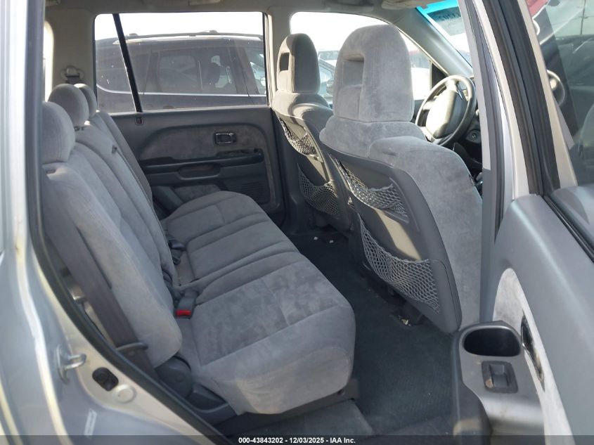 2005 Honda Pilot Ex VIN: 2HKYF18495H524840 Lot: 43843202