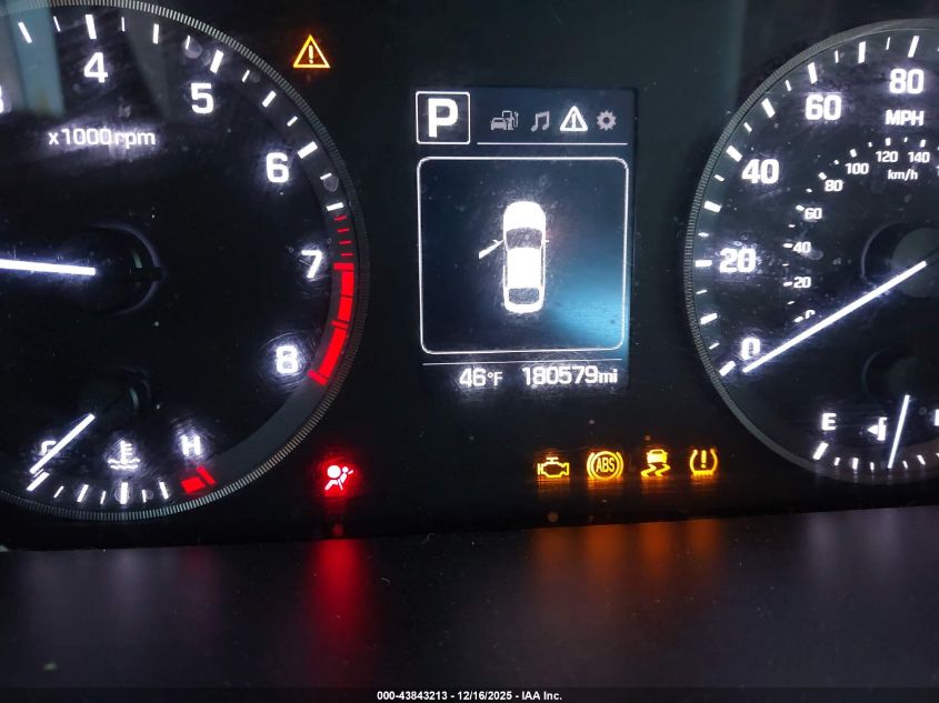 2017 Hyundai Sonata VIN: 5NPE24AF7HH466484 Lot: 43843213