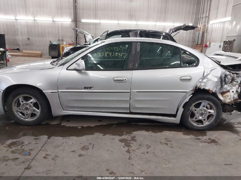 2002 Pontiac Grand Am Gt VIN: 1G2NW52E62M599769 Lot: 43843247