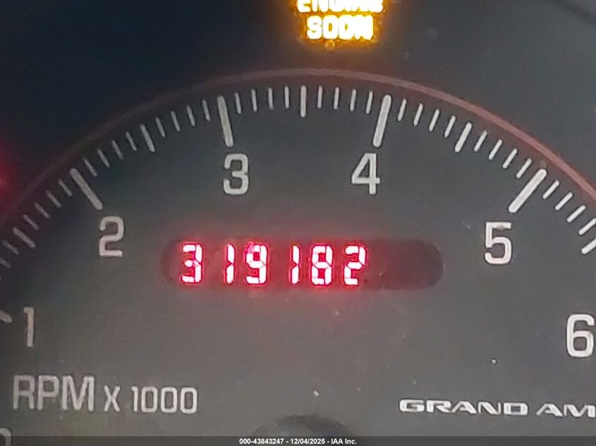 2002 Pontiac Grand Am Gt VIN: 1G2NW52E62M599769 Lot: 43843247