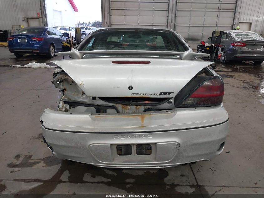 2002 Pontiac Grand Am Gt VIN: 1G2NW52E62M599769 Lot: 43843247