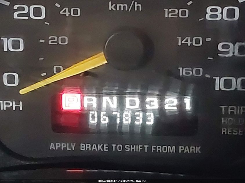 1997 GMC Savana Rv VIN: 1GDFG15R3V1039150 Lot: 43843347