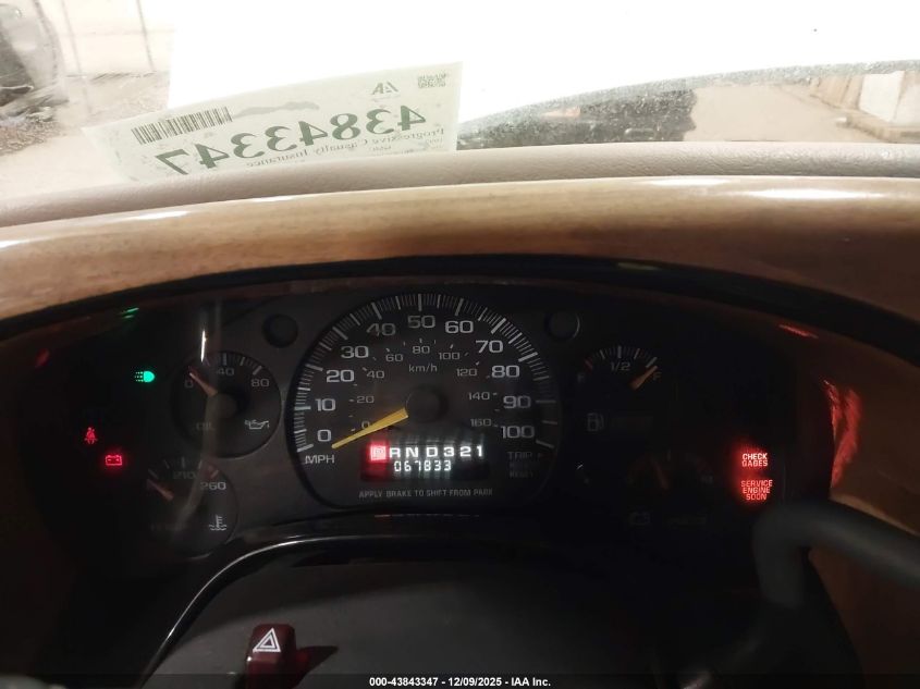 1997 GMC Savana Rv VIN: 1GDFG15R3V1039150 Lot: 43843347