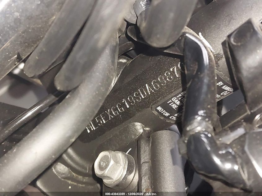 2025 Kawasaki Ex500 VIN: ML5EXGG19SDA69870 Lot: 43843359