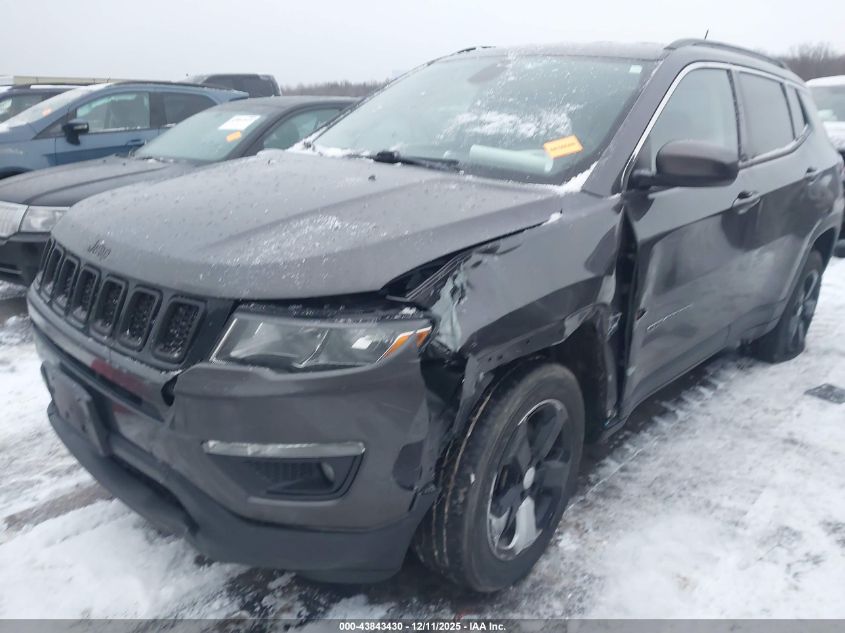 2019 Jeep Compass Latitude 4X4 VIN: 3C4NJDBB0KT729601 Lot: 43843430