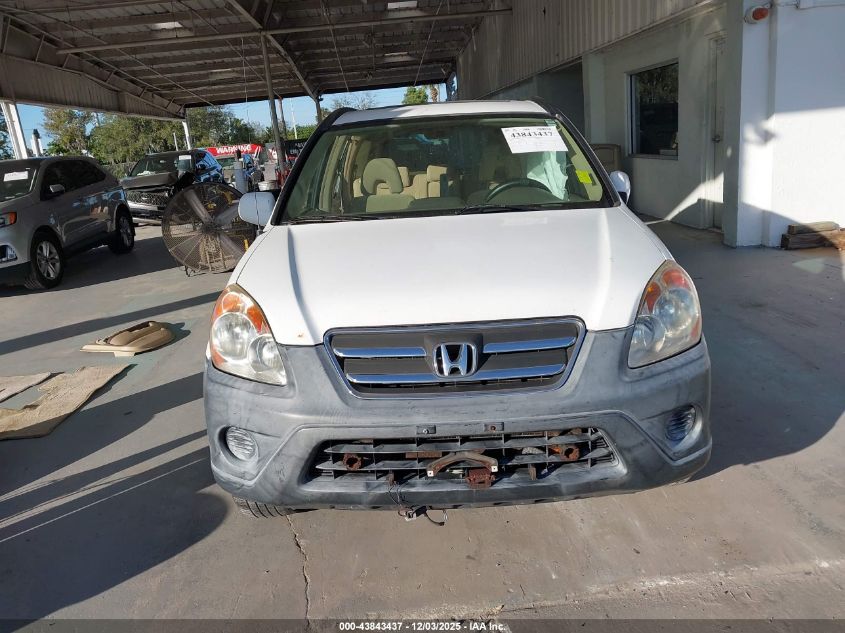 2006 Honda Cr-V Ex VIN: JHLRD688X6C013759 Lot: 43843437