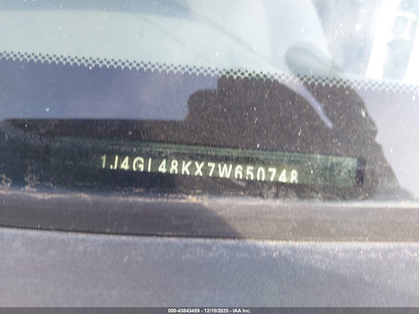 1J4GL48KX7W650748 2007 JEEP LIBERTY (NORTH AMERICA) photo no. 9