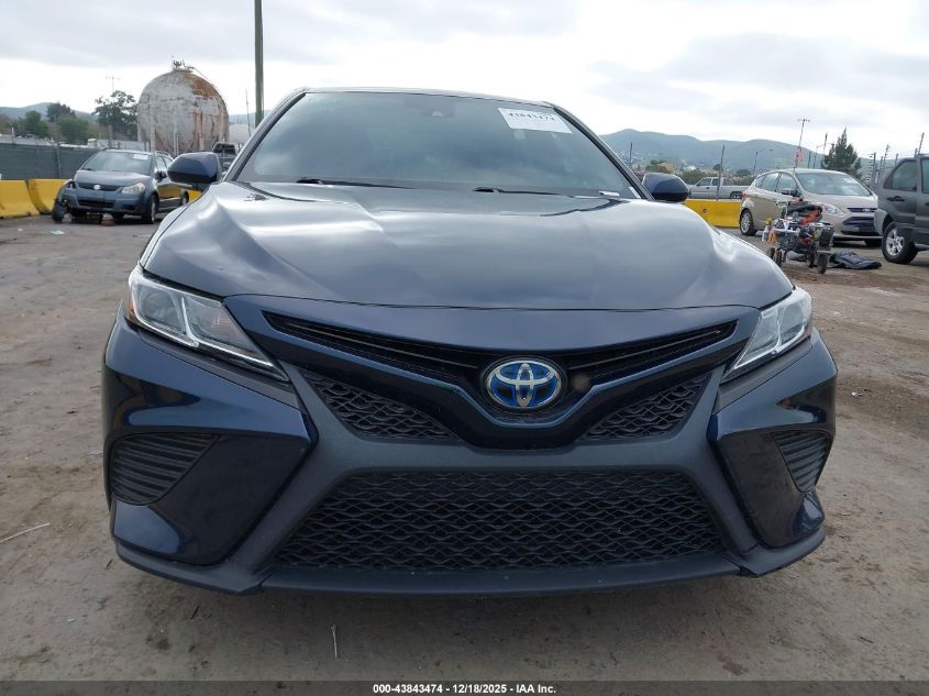 2019 Toyota Camry Hybrid Se VIN: 4T1B21HK7KU013575 Lot: 43843474