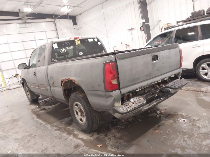 2003 Chevrolet Silverado 1500 VIN: 2GCEK19V231320787 Lot: 43843496
