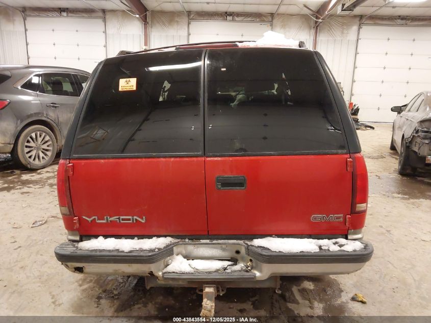 1998 GMC Yukon Sle VIN: 1GKEK13R9WJ723658 Lot: 43843554