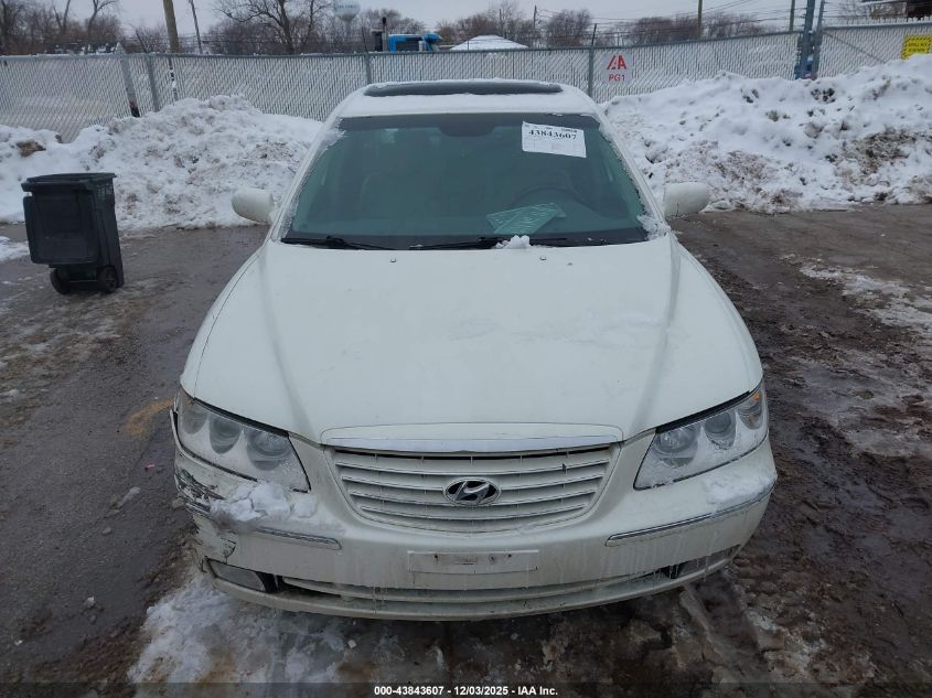 2006 Hyundai Azera Limited/Se VIN: KMHFC46F46A050869 Lot: 43843607