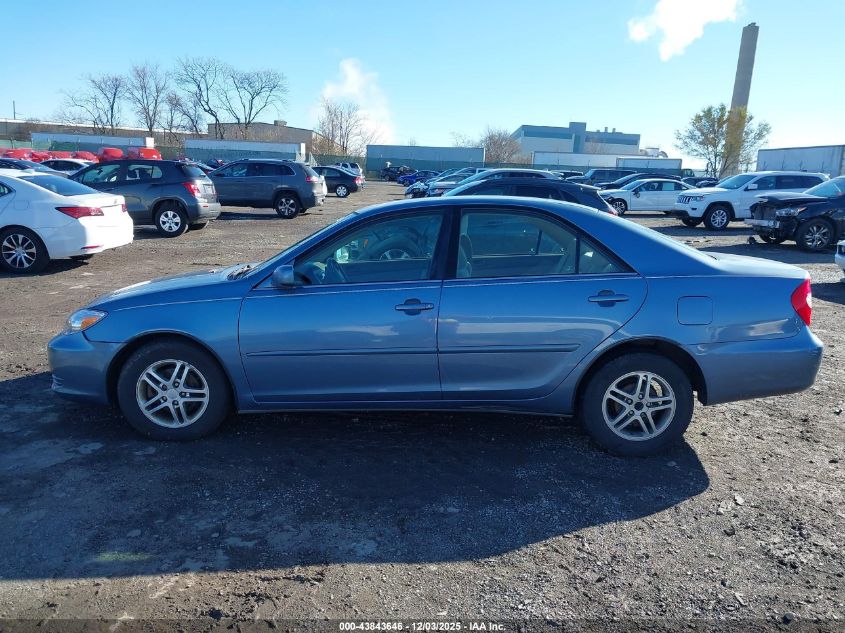 2002 Toyota Camry Le VIN: 4T1BE32K72U614450 Lot: 43843646
