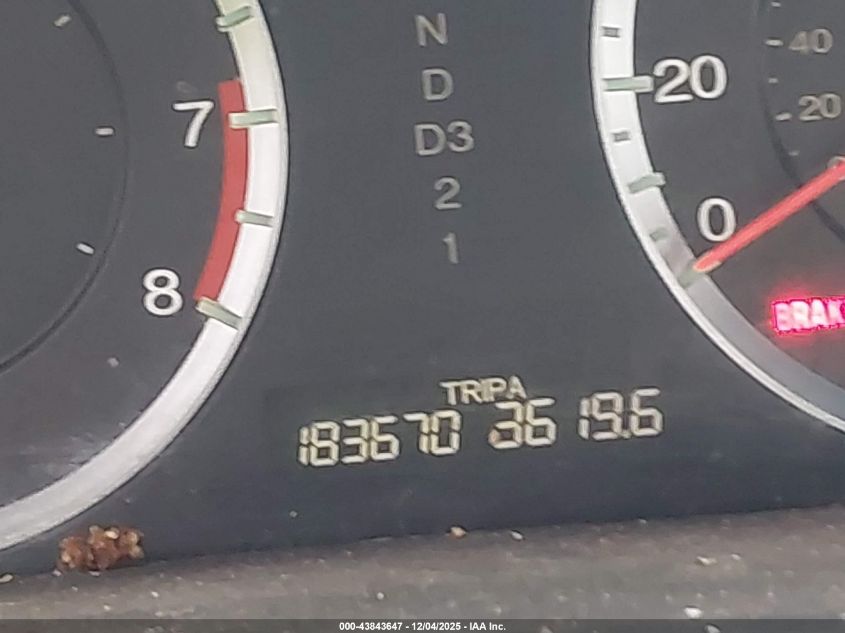 2009 Honda Accord 2.4 Lx VIN: 1HGCP26389A200722 Lot: 43843647