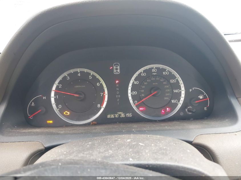 2009 Honda Accord 2.4 Lx VIN: 1HGCP26389A200722 Lot: 43843647