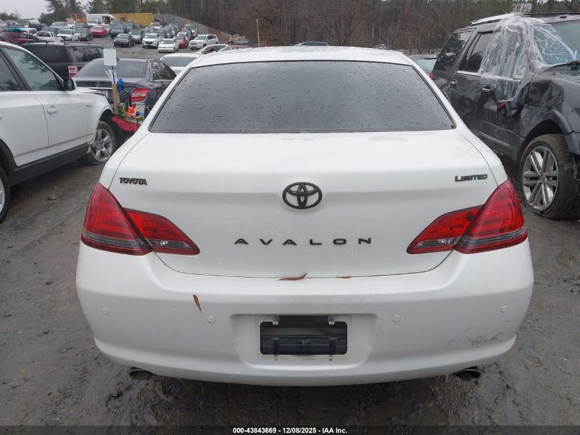2008 Toyota Avalon Limited VIN: 4T1BK36B58U293620 Lot: 43843669