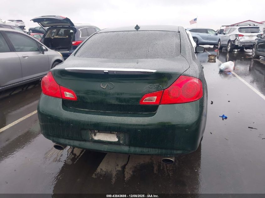 2013 Infiniti G37X VIN: JN1CV6AR6DM750048 Lot: 43843686