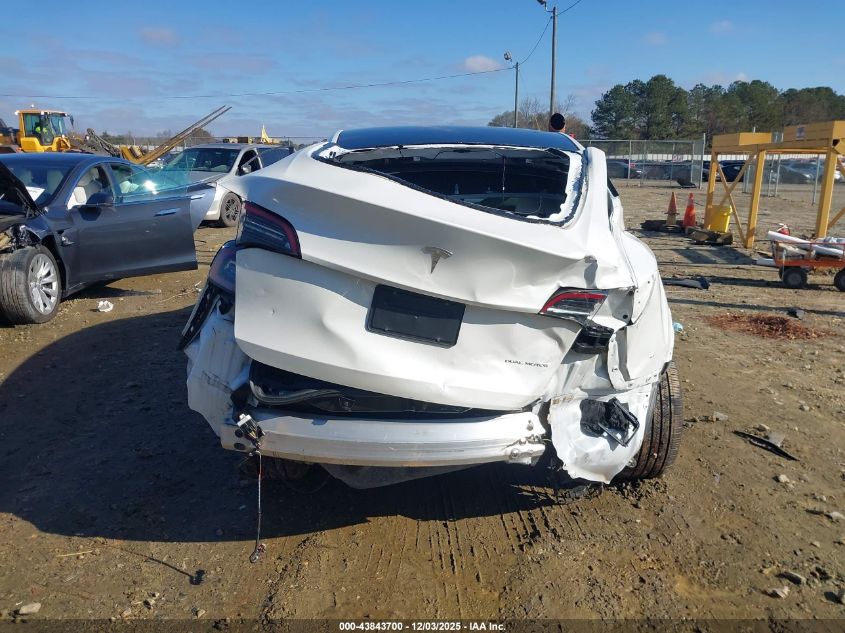 2023 Tesla Model Y Awd/Long Range Dual Motor All-Wheel Drive VIN: 7SAYGDEE5PF635160 Lot: 43843700