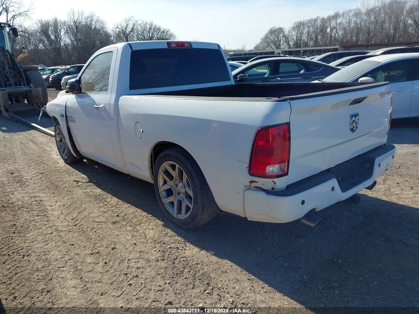 Vin: 3c6jr6at5eg184299, lot: 44339214, ram 1500 tradesman 20143