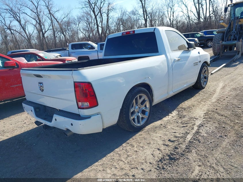 Vin: 3c6jr6at5eg184299, lot: 44339214, ram 1500 tradesman 20144