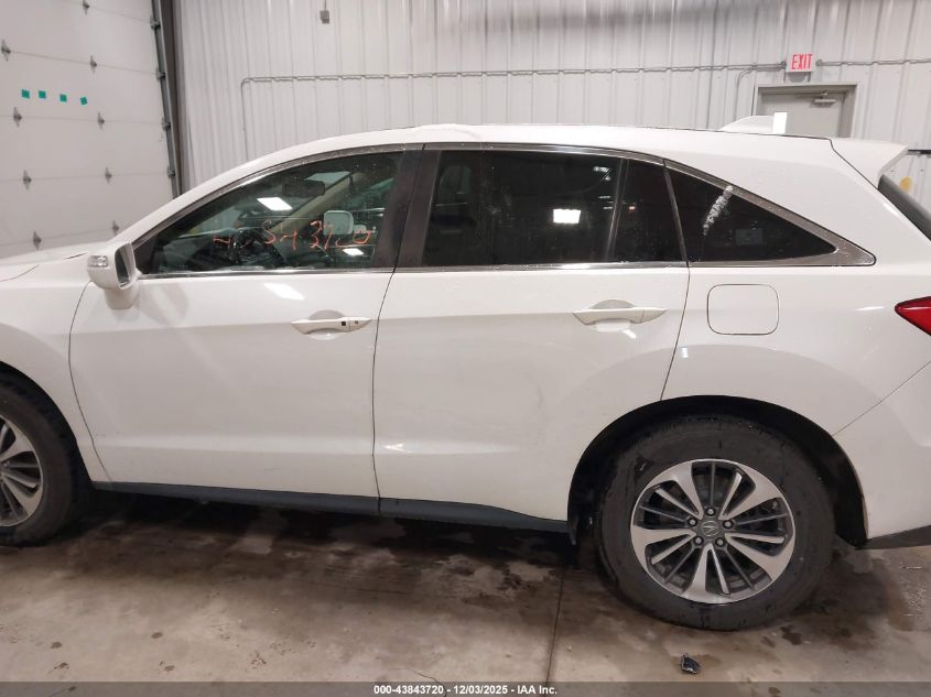 2017 Acura Rdx Advance Package VIN: 5J8TB4H70HL017456 Lot: 43843720