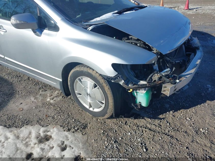 2008 Honda Civic Hybrid VIN: JHMFA36268S000553 Lot: 43843779