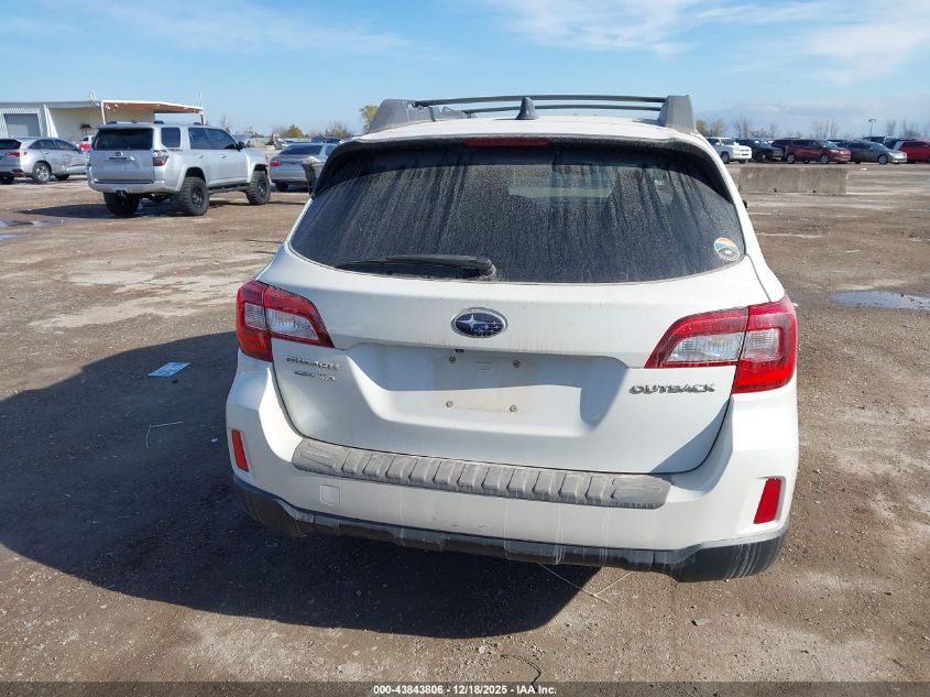 2016 Subaru Outback VIN: 4S4BSBNC5G329252 Lot: 43843806