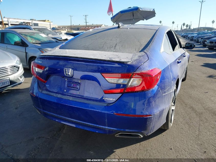 2022 Honda Accord Sport VIN: 1HGCV1F37NA075254 Lot: 43843818