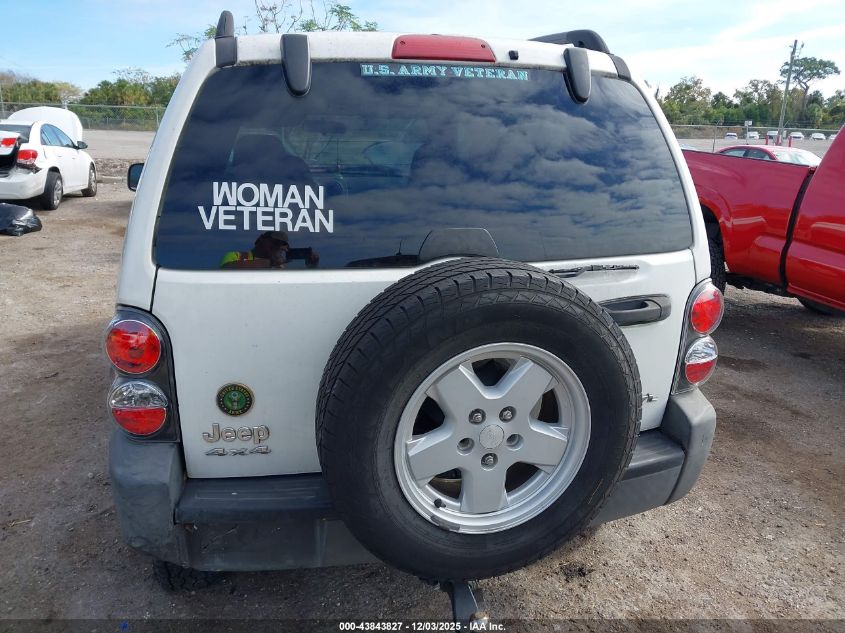 2007 Jeep Liberty Sport VIN: 1J4GL48K77W561834 Lot: 43843827