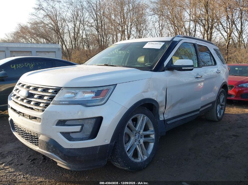 2017 Ford Explorer Limited VIN: 1FM5K8F84HGC20154 Lot: 43843835
