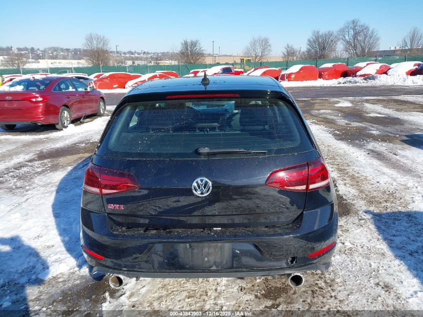 2019 Volkswagen Golf Gti 2.0T Autobahn/2.0T Rabbit Edition/2.0T S/2.0T Se VIN: 3VW5T7AU4KM032843 Lot: 43843903