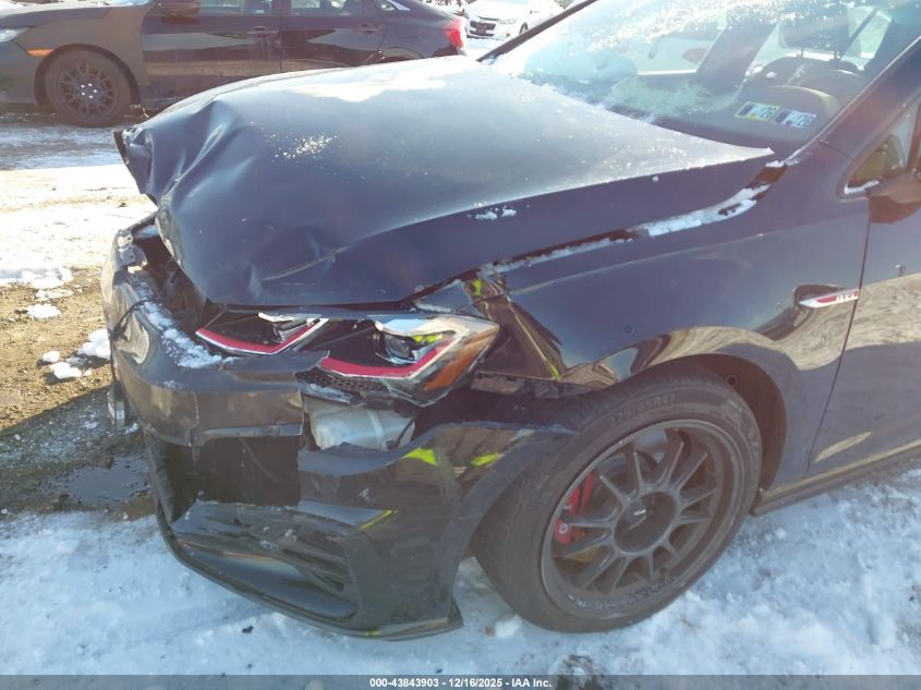 2019 Volkswagen Golf Gti 2.0T Autobahn/2.0T Rabbit Edition/2.0T S/2.0T Se VIN: 3VW5T7AU4KM032843 Lot: 43843903