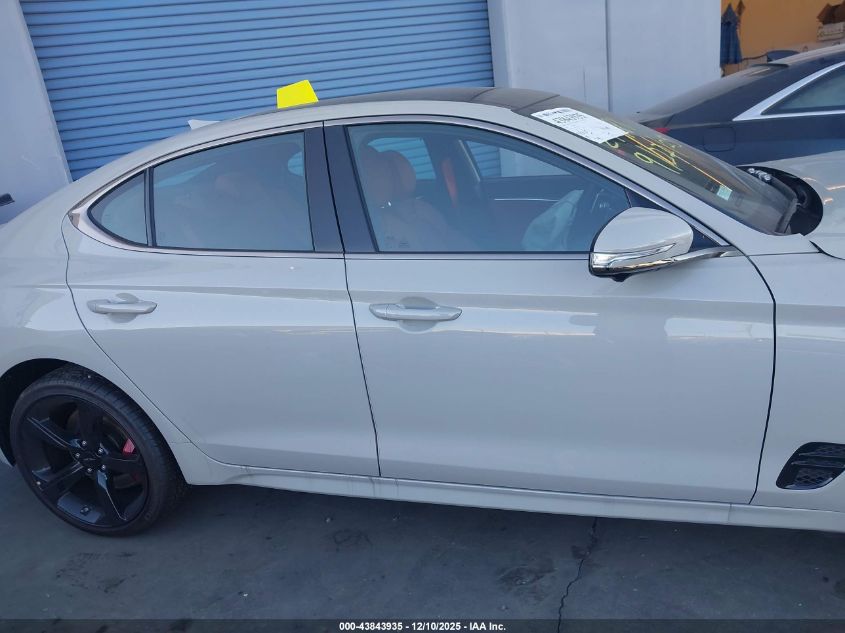 2026 Genesis G70 3.3T Awd Sport Prestige VIN: KMTG54SE6TU163069 Lot: 43843935