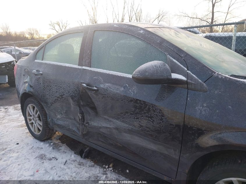 2013 Chevrolet Sonic Lt Auto VIN: 1G1JC5SH3D4108390 Lot: 43843945