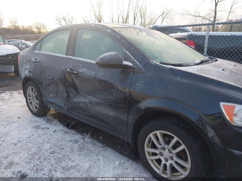 2013 Chevrolet Sonic Lt Auto VIN: 1G1JC5SH3D4108390 Lot: 43843945