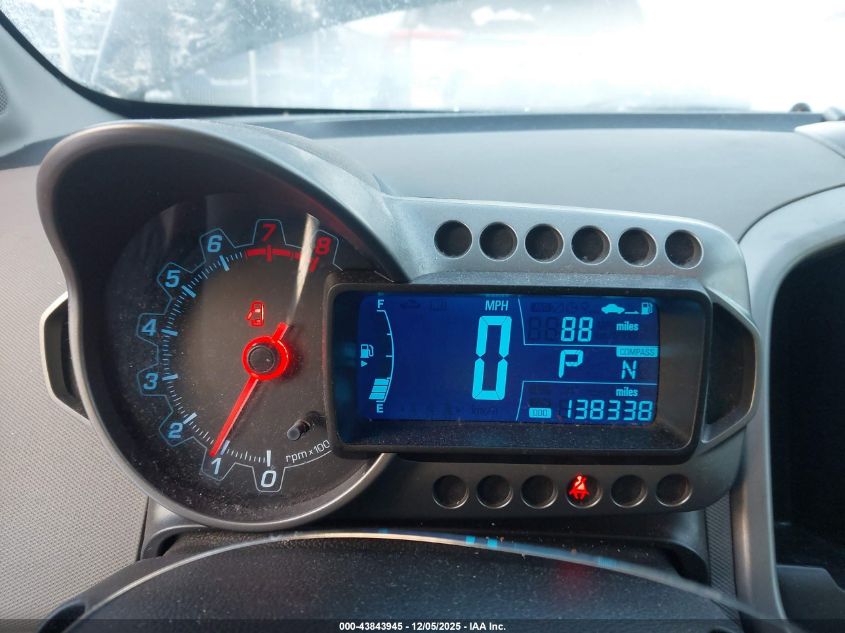 2013 Chevrolet Sonic Lt Auto VIN: 1G1JC5SH3D4108390 Lot: 43843945