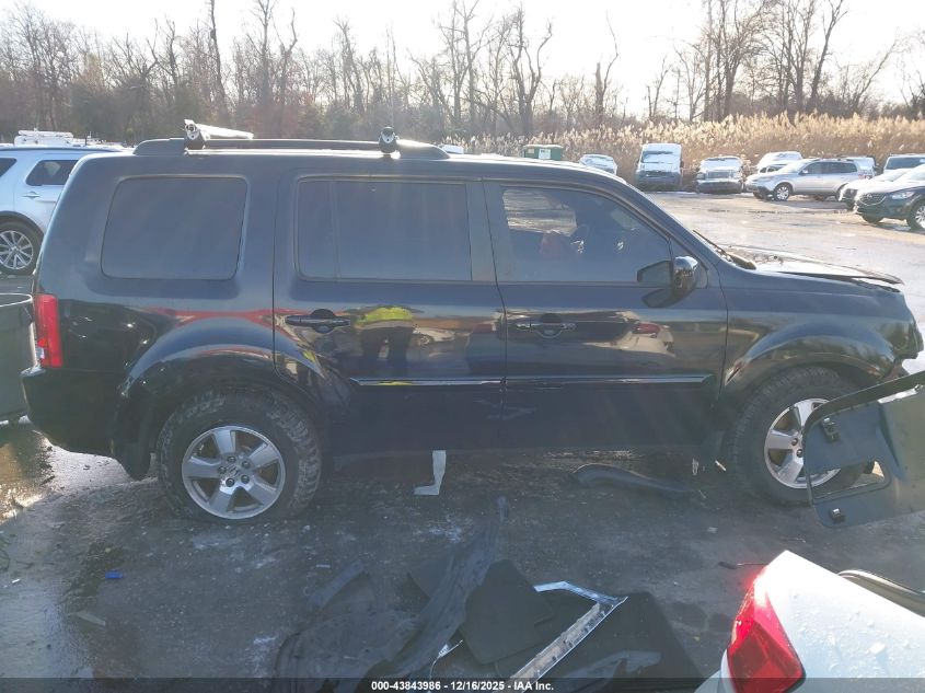 2011 Honda Pilot Ex-L VIN: 5FNYF4H56BB106157 Lot: 43843986