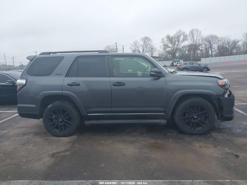 2021 Toyota 4Runner Nightshade Special Edition VIN: JTEJU5JR7M5963985 Lot: 43843987